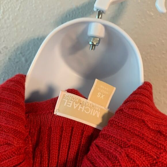Michael Kors Turtleneck Sweater Red - Picture 5 of 7